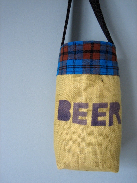 BEER growler tote