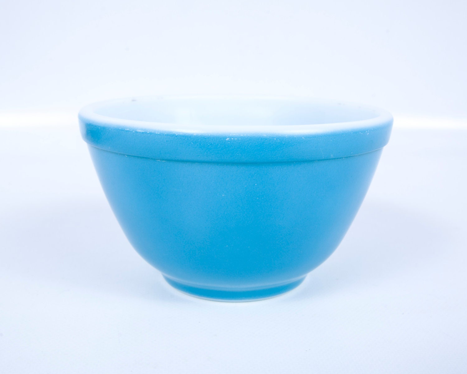 Vintage Blue Pyrex Bowl 401 Mixing Bowl Turqoise Aqua