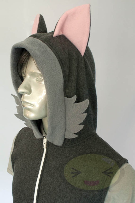 Wolf Hoodie, Costume, Cosplay, Adult Size, Hand-made