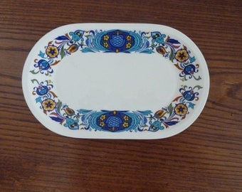 Vintage Villeroy and Boch Izmir tray 1973, 9 1/2" X 6"