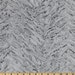 Minky Frosted Zebra Cuddle in Grey 1 Yard