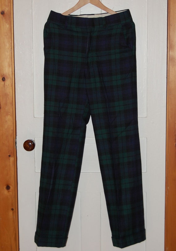 Black Watch Tartan Brooks Brothers Wool Pants