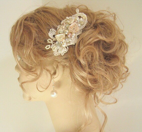 Blush Hair Accessories Wedding Hair Accessories Floral