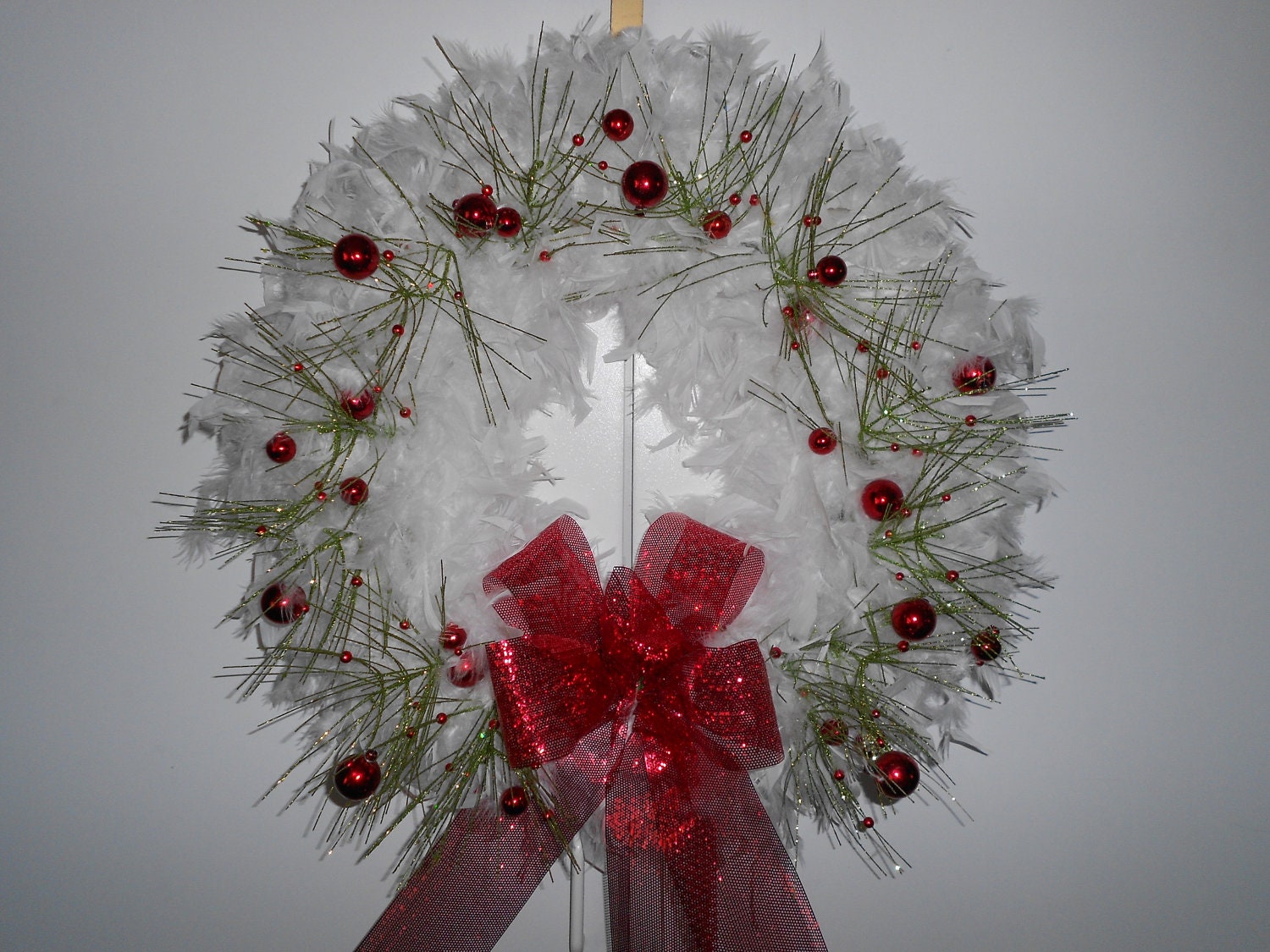 christmas wreath white christmas feather wreath by thewreaths christmas wreath white christmas feather wreath by thewreaths