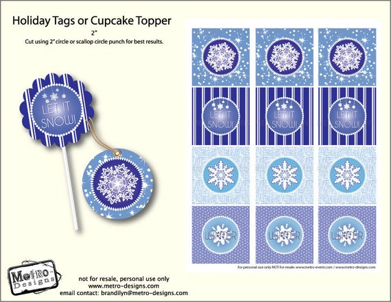Instant Download - WinterToppers/Tags Il_570xn