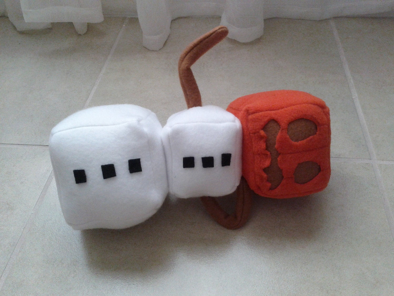 minecraft plush snow golem