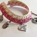Pink Softball Charm Bracelet