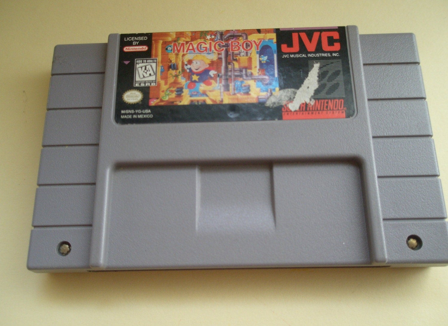 90s 'Magic Boy' Super Nintendo game JVC by GirlyStuffByDeJaVu