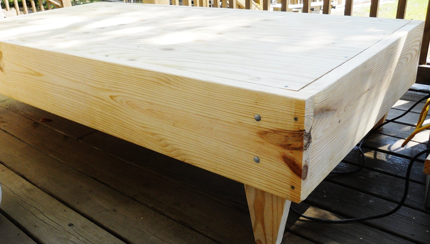 Custom Made platform bed Twin size by DavidnVicki on Etsy