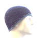 Blue Organic Cotton Beanie Hat