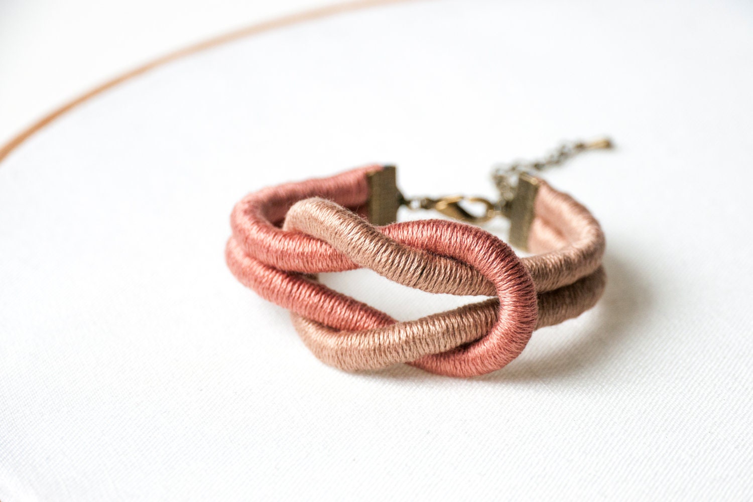 Knot Bracelet Cotton Anniversary Gift