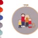 Custom family portrait of 5 - made to order by dandelyne