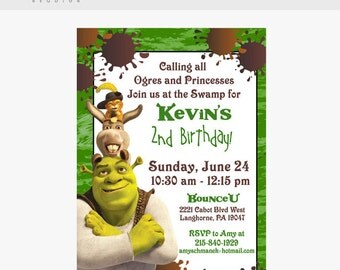 Free Printable Shrek Invitations 8