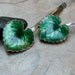 Christmas Woodland Green Leaf Enamel Bobby Pins From the Elf Queen, Galadriel