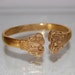 Egyptian Revival Art Deco Lotus Leaf Cuff Bracelet Vintage Jewelry Accessories Pyxis Cuff Cleveland Museum of Art Gift for Her