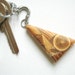 Wood mosaic keychain-Men accessories,groomsmen gift-For him,for her-Rustic,natur,wood-Juniper,oak,ash tree