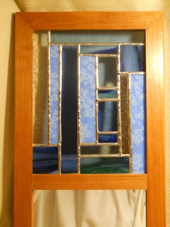 Mirror Stained Glass Wall Hanging Includes Shipping