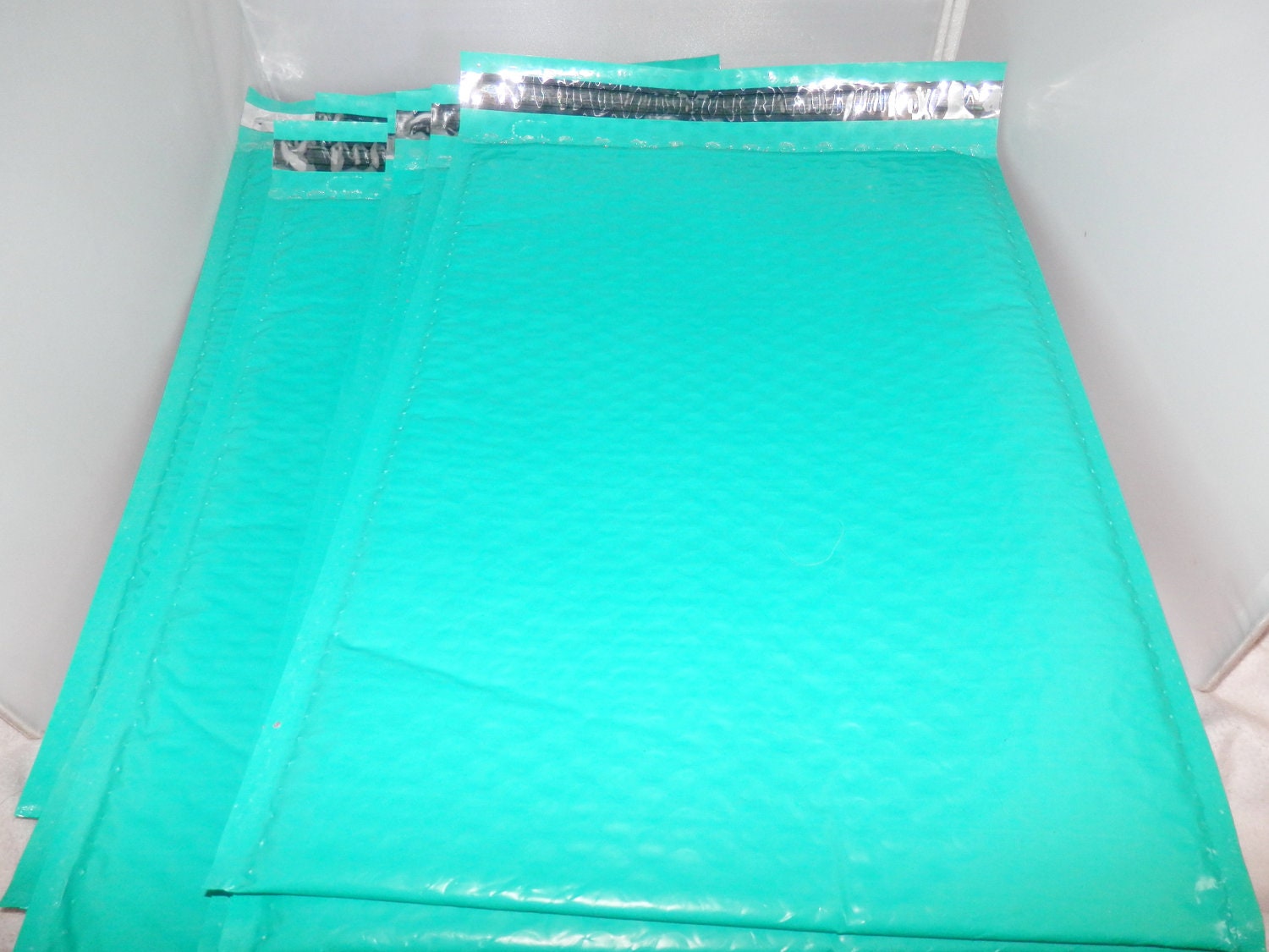 20 Teal large Bubble Mailers Size5 Padded Self by wrappingmeup