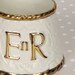 Rare Vintage Wedgwood Queen Elizabeth II Coronation Pin Pot Candy Holder Made in England