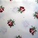 Cottage Rose Buds Fabric, Fat Quarter, Multicolor / White, 18" X 21" inches, 100% Cotton, For Victorian & Romantic Projects