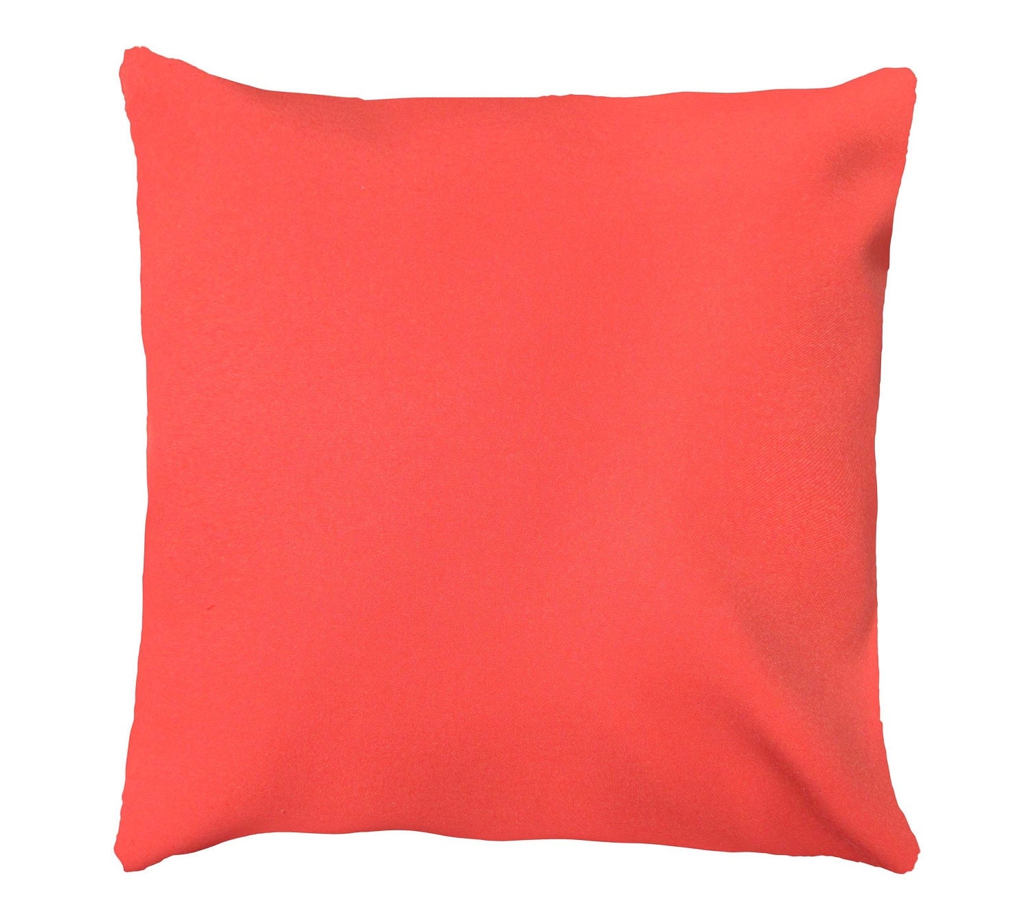 Coral Throw Pillow Cover. Pillow Cover Coral Solid Pillow