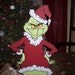 4 feet tall Grinch Cut-out Hurry Double listed on Etsy and Ebay