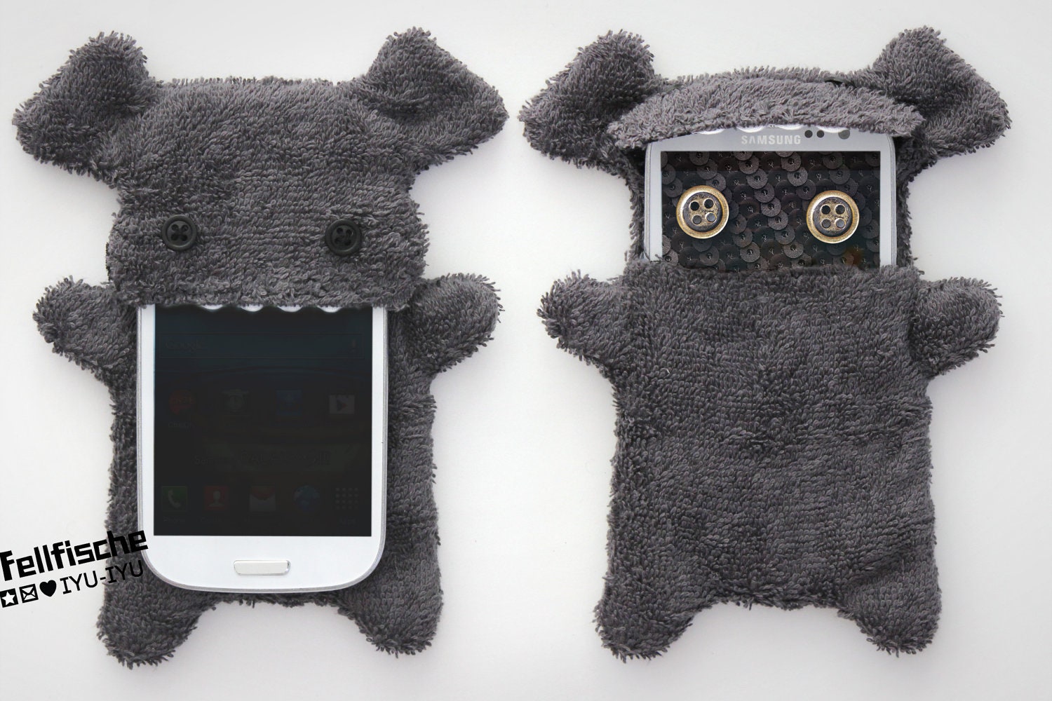 Fluffy Cellphone Case for iPhone 6 & Samsung Galaxy S3 by IYUIYU