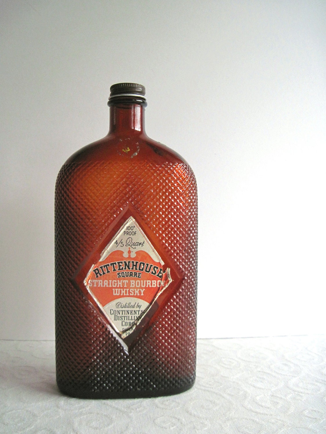 Виски "Rittenhouse" Rye Bottled. Continental бутылка. Ambar Vintage co..