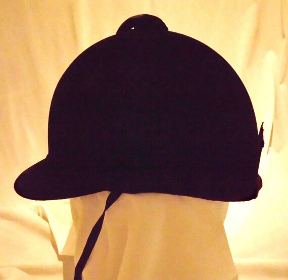 English Riding hat Size 7 Black Velvet