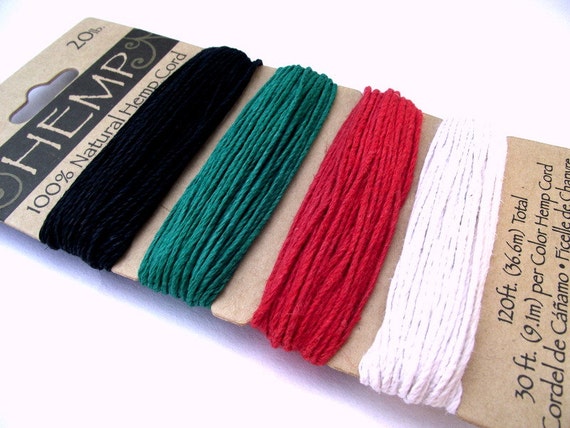 100% Natural biodegradable hemp cord