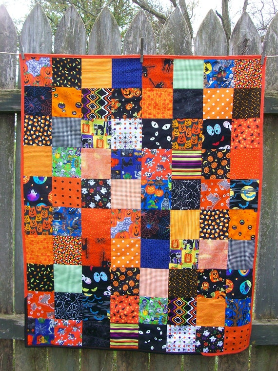Halloween Quilt by MeggieGMakes on Etsy
