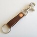Keychain in Brown Chromexcel