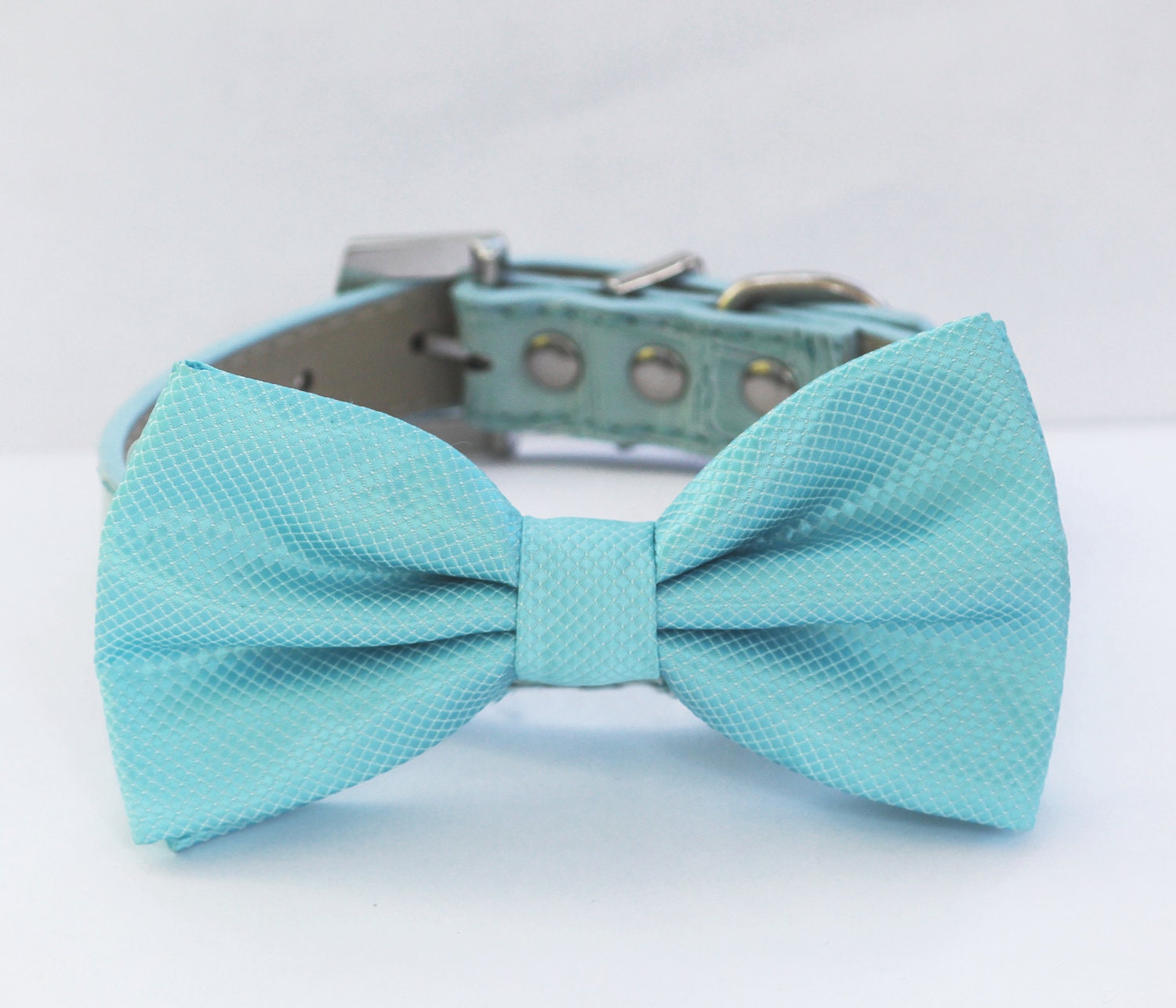 Sky Blue Dog Bow Tie Chic and Elegant Bow tie with high