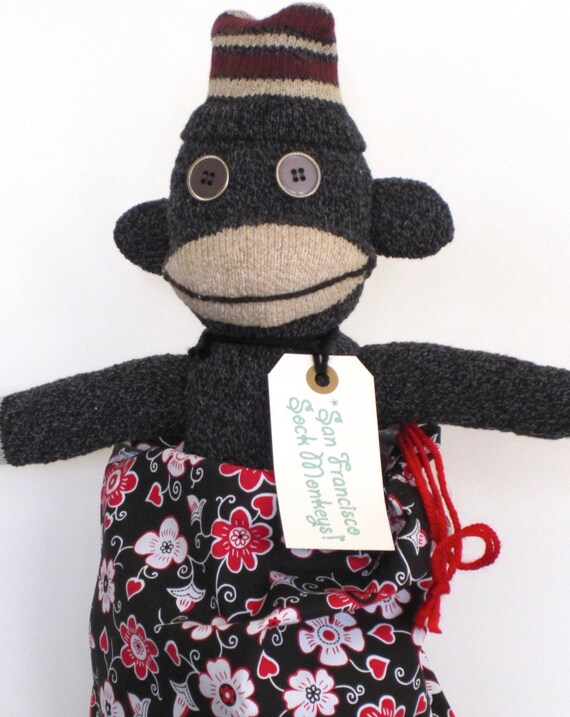 Items similar to Sock Monkey Gift Bags on Etsy