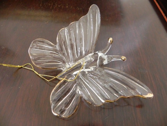 glass butterfly christmas ornament by baublesandblingforu glass butterfly christmas ornament by baublesandblingforu
