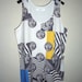 The Face - Fornasetti Italian Artist Vintage Art Design Printed Woman Tank Top T-Shirt Singlet Tunic
