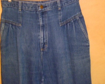 SALE 80s CheryL TieGs PleaTeD HigH WaisTeD BaGGy JeaNs M / LP