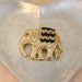 Vintage African Elephant Brooch Pin