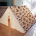 RESERVED: Cowboy vintage bedsheet A-frame play tent / indoor tent / adventure tent complete kit