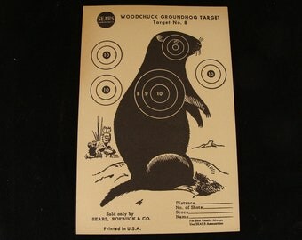 Vintage Woodchuck Target no. 8 by Sears