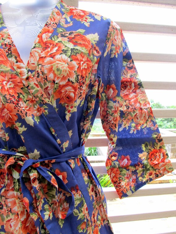 Personalized Kimono robe bridesmaids maid of by SunsetToSunrise