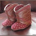 Cowboy Cowgirl Unisex Baby Western Boots Faux Vegan Leather Children's Quilted Booties