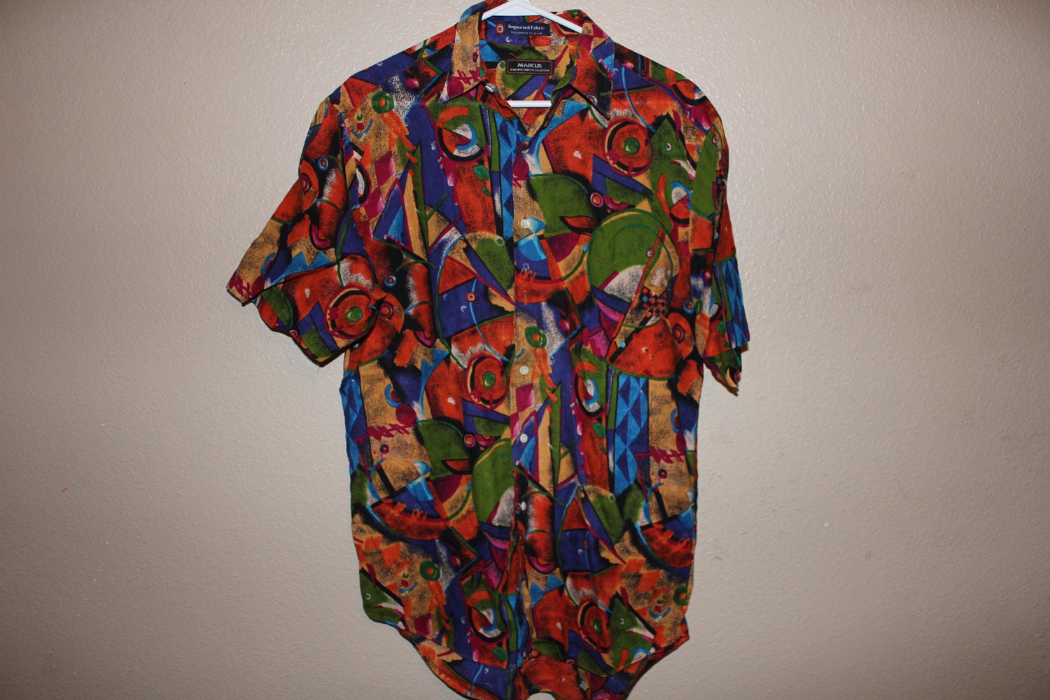 vintage FRESH PRINCE abstract pattern shirt by THEVIRTUALMALL