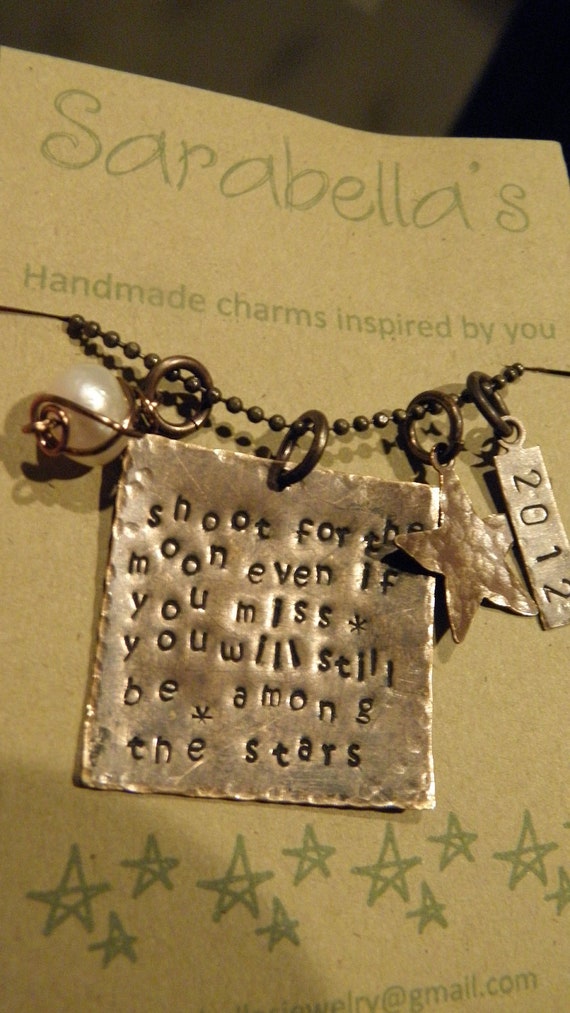 Shoot for the moon Necklace