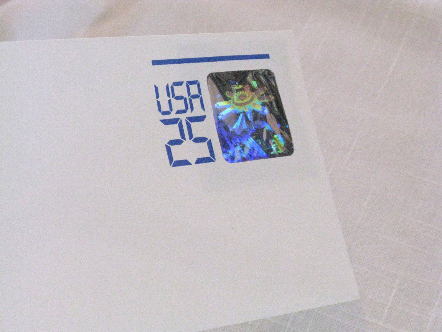 1989 US Holographic 25cent Stamp Envelope