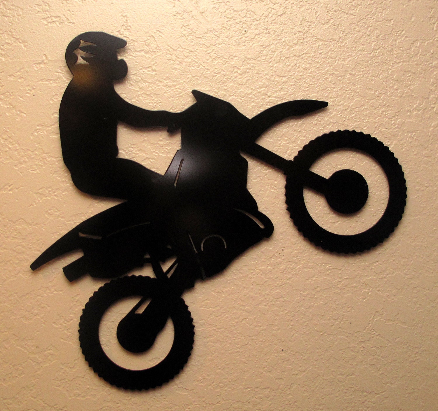 Large Motorcycle Metal Wall Art