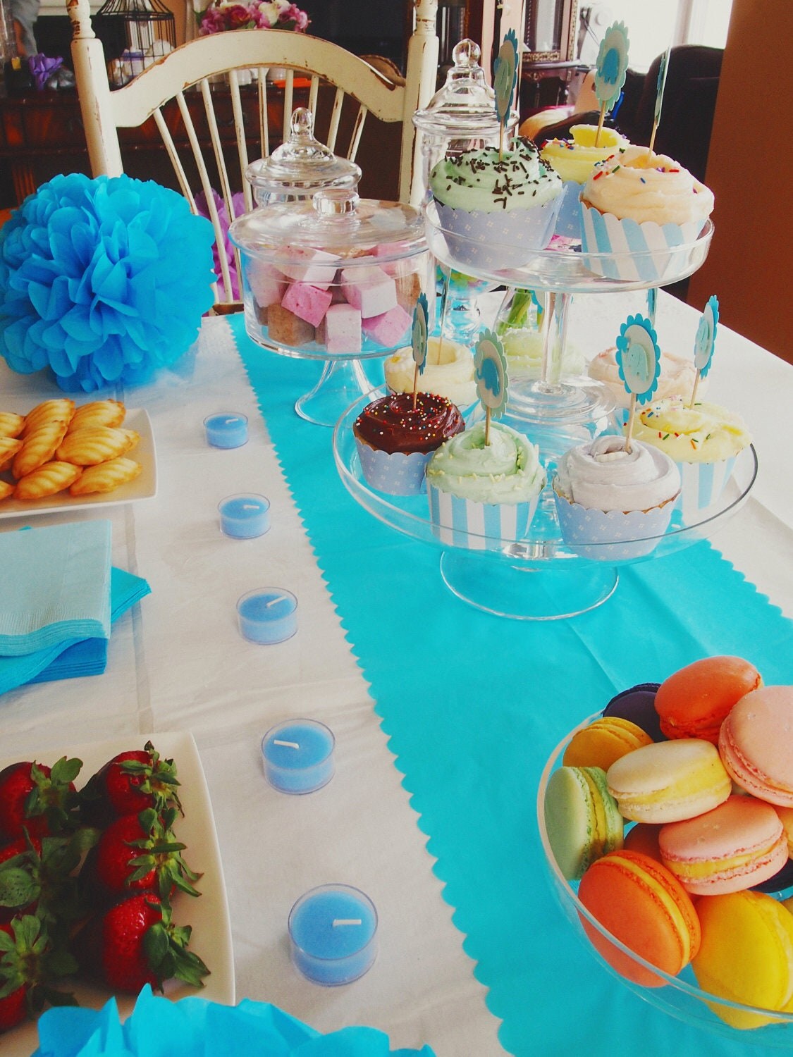 Baby Blue Party & Shower DIY Decoration Package by