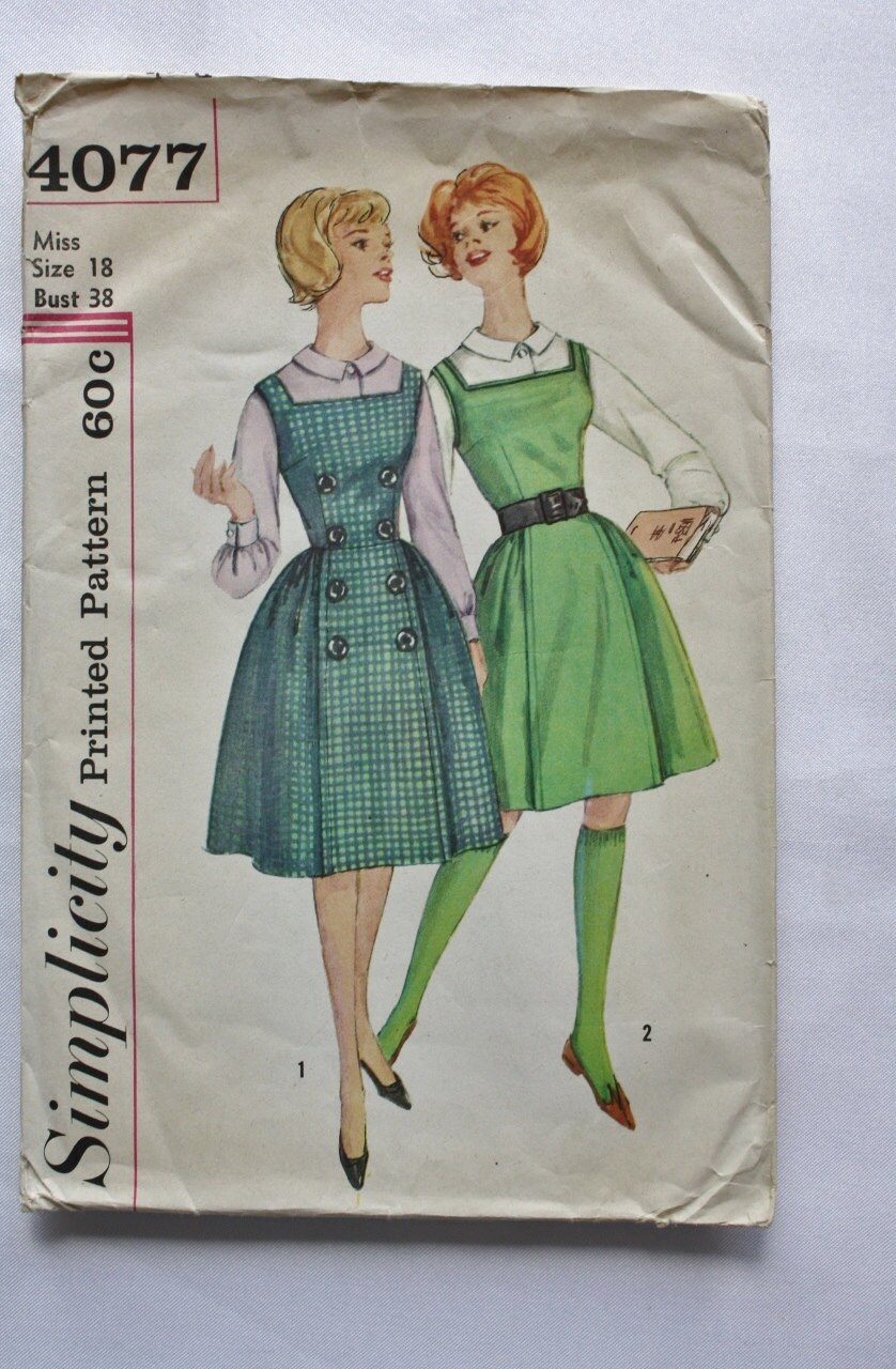 Vintage Sewing Pattern 1960s Junior and by BluetreeSewingStudio