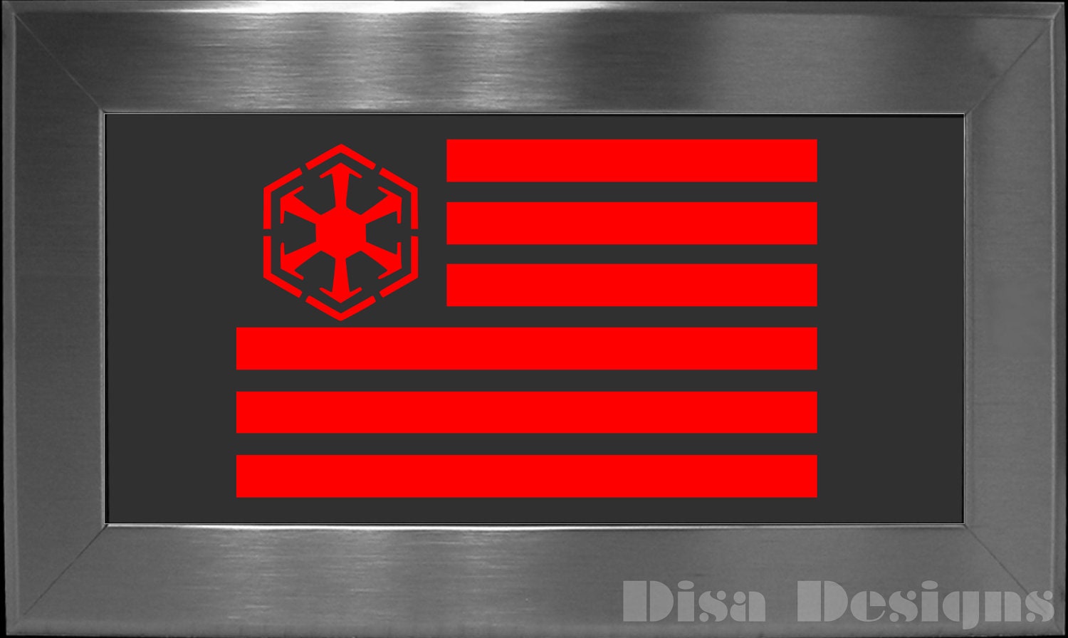 Star Wars inspired Sith Empire Flag vinyl decal Car decal