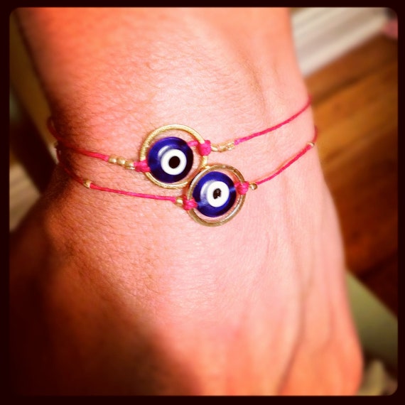 Karma & Evil Eye Red String Bracelet